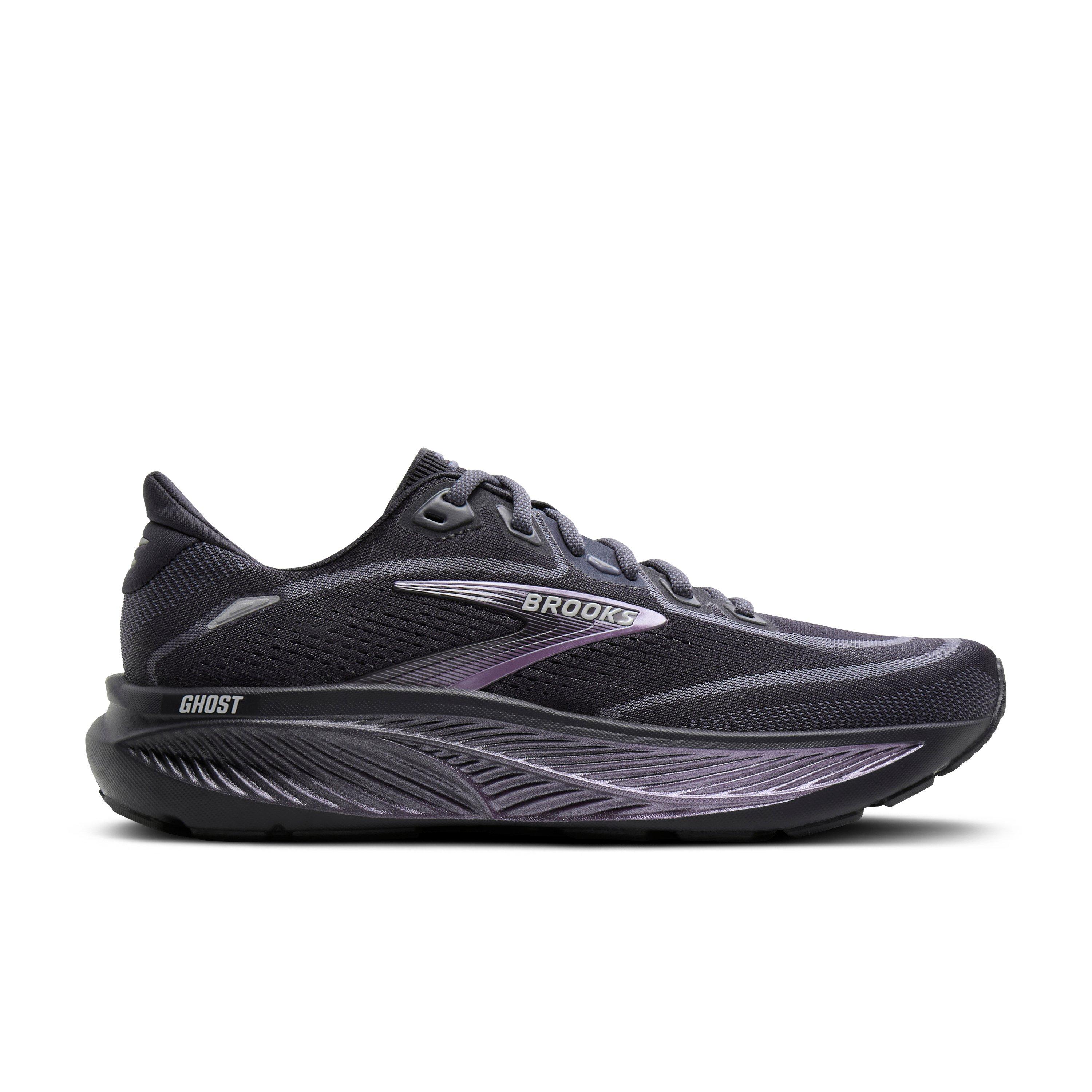 Brooks Ghost 18 "Ebony/Folkstone/Metallic" Women's Running Shoe - EBONY/FOLKSTONE/METALLIC
